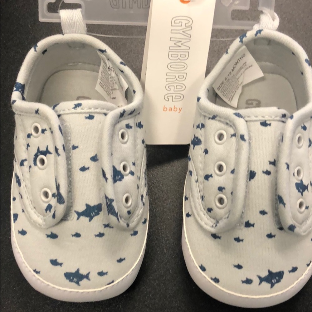 NWT Gymboree Brand baby shark shoes